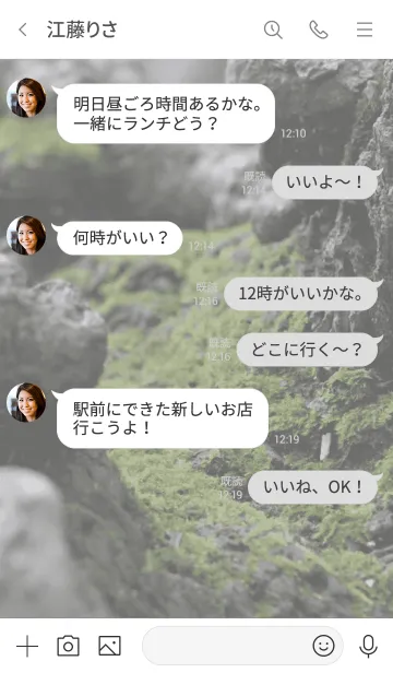 [LINE着せ替え] Japanese mossの画像4