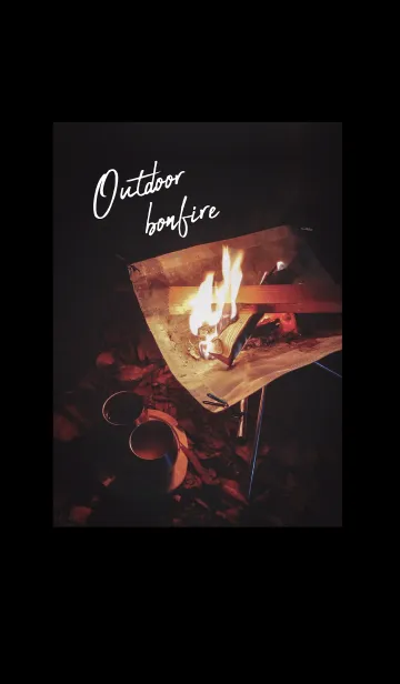 [LINE着せ替え] Outdoor_Bonfireの画像1