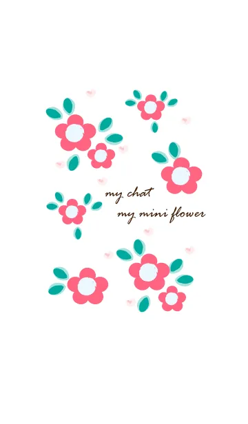 [LINE着せ替え] My chat my mini flower 7の画像1