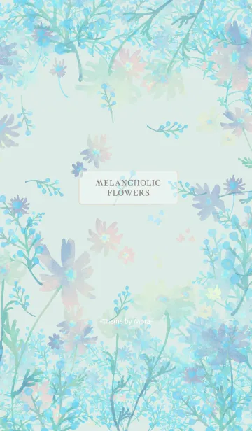 [LINE着せ替え] Melancholic Flowers 8の画像1
