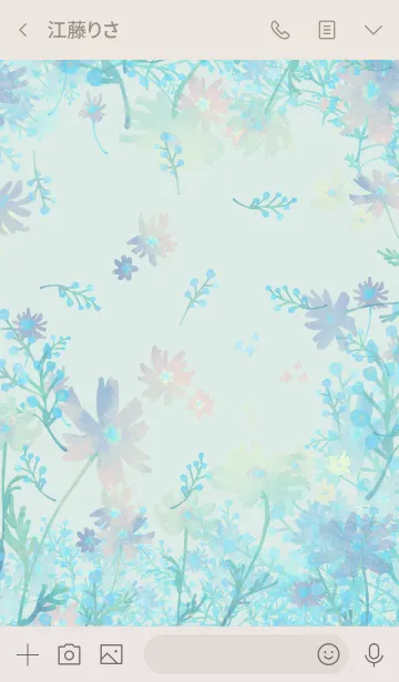[LINE着せ替え] Melancholic Flowers 8の画像3