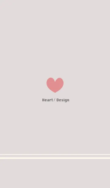 [LINE着せ替え] Heart / Design -pale-の画像1