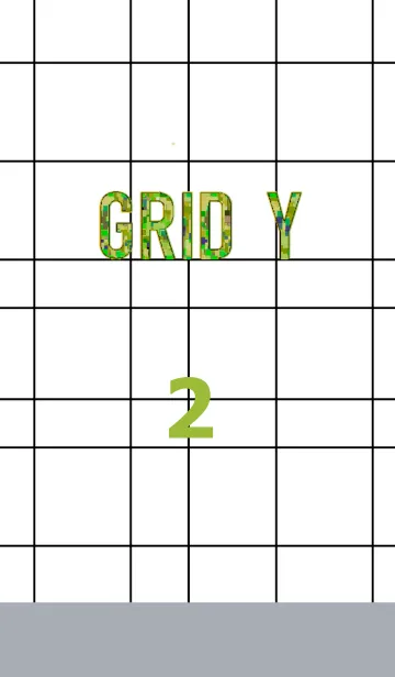 [LINE着せ替え] グリッド Y2：格子 シンプルの画像1