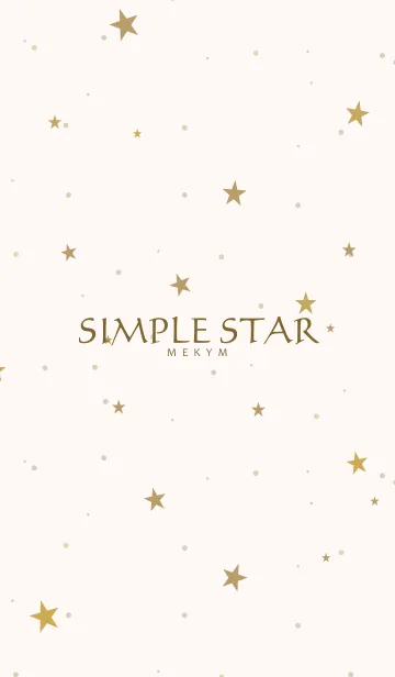 [LINE着せ替え] SIMPLE STAR -NATURAL YELLOW- 18の画像1