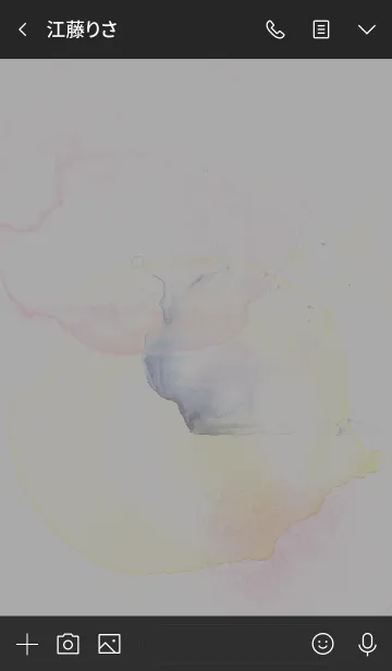 [LINE着せ替え] ダークグレー : ペールトーンの着せ替えの画像3