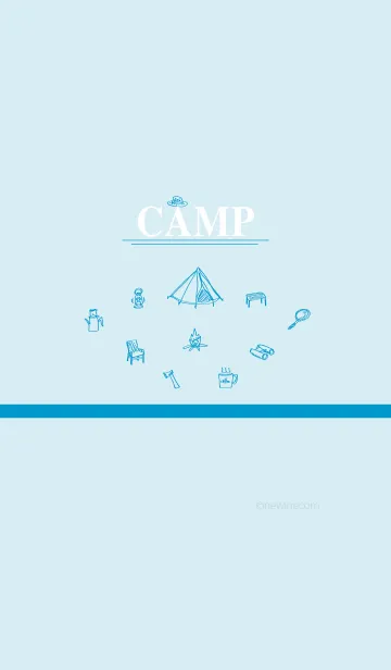 [LINE着せ替え] CAMP marine blueの画像1