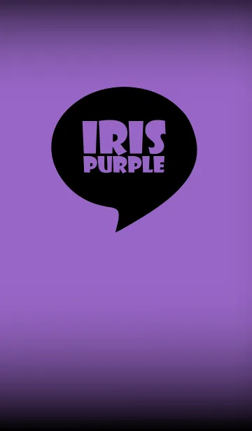 [LINE着せ替え] Iris Purple & Black Vr.4 (jp)の画像1