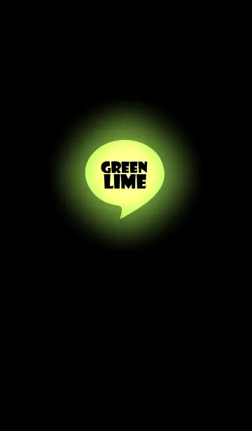 [LINE着せ替え] Lime Green In Black Vr.4 (jp)の画像1
