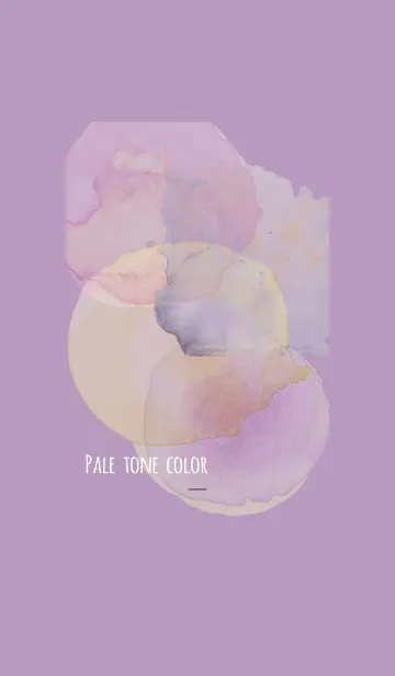 [LINE着せ替え] 紫 : ペールトーンの着せ替えの画像1