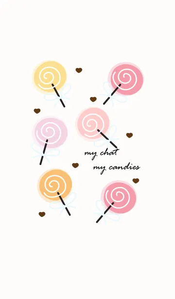 [LINE着せ替え] lovely colorful candy 40の画像1