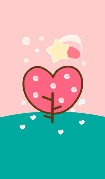 [LINE着せ替え] Lovely heart tree 75の画像1