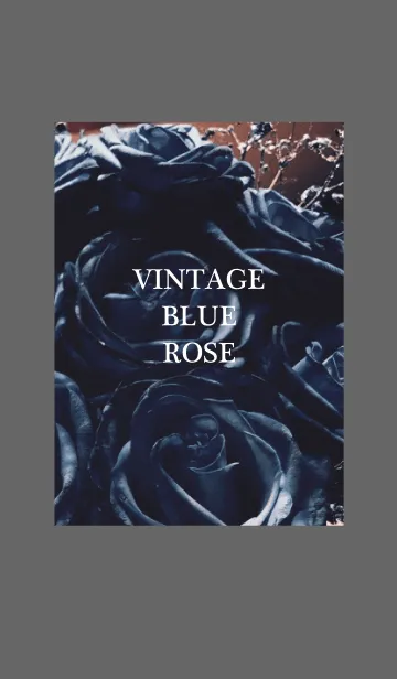 Vintage Blue roseの着せ替えメイン画像