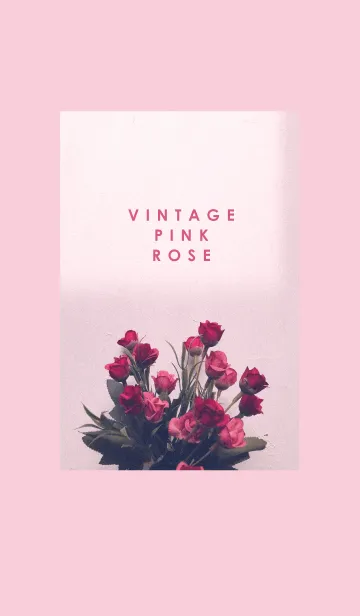 [LINE着せ替え] Vintage pink rose_1の画像1