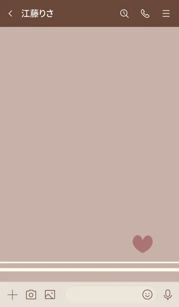 [LINE着せ替え] Heart / Design -Bear-の画像3