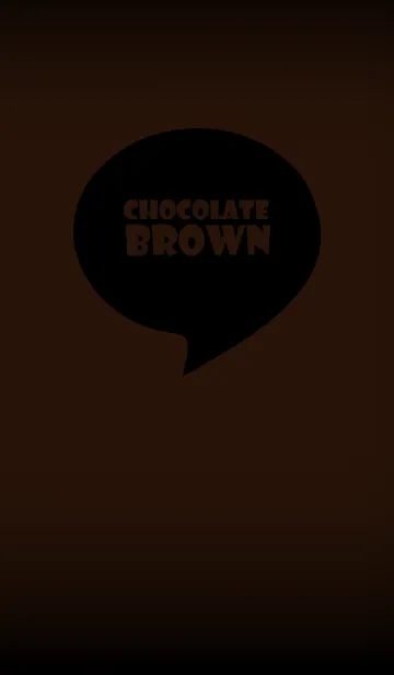 [LINE着せ替え] Chocolate Brown & Black Vr.4 (jp)の画像1