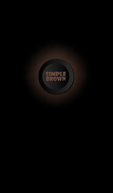 [LINE着せ替え] Brown Button In Black V.2 (jp)の画像1