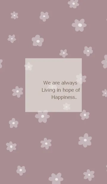 [LINE着せ替え] flower pattern / smokey pinkの画像1