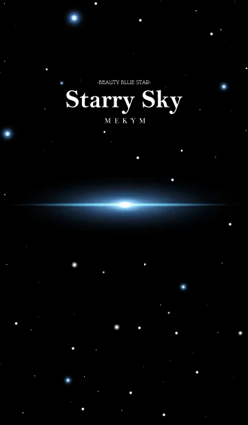 [LINE着せ替え] Starry Sky -BEAUTY BLUE STAR-の画像1