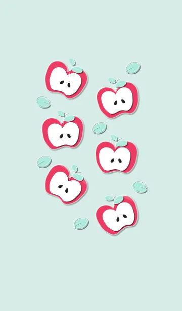 [LINE着せ替え] Yummy apples theme 59 :)の画像1