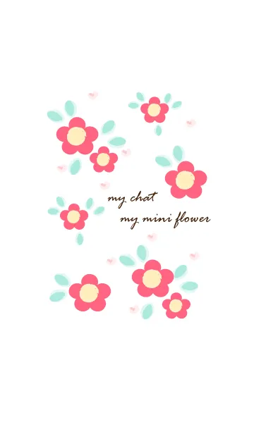 [LINE着せ替え] My chat my mini flower 8の画像1