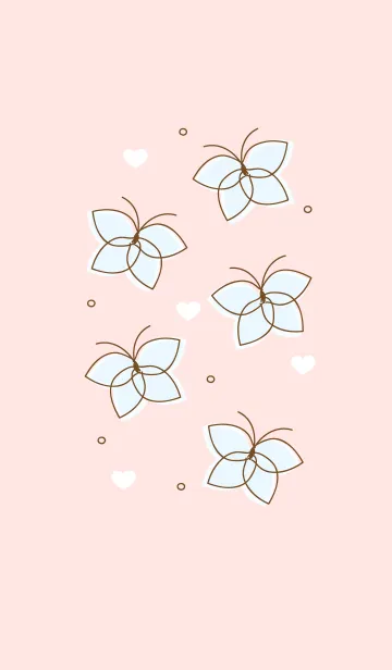 [LINE着せ替え] Cute butterflies 79 :)の画像1