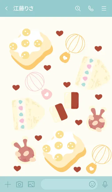 [LINE着せ替え] Yummy sandwich 36 :)の画像3