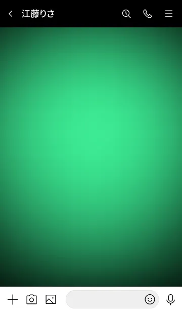 [LINE着せ替え] Seafoam Green In Black Vr.4 (jp)の画像3