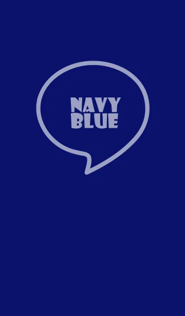 [LINE着せ替え] Love Navy Blue Vr.4 (jp)の画像1