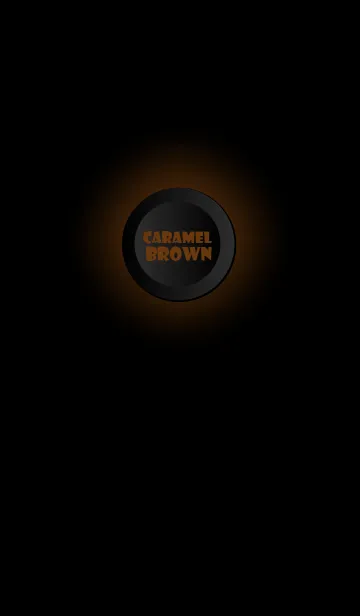 [LINE着せ替え] Caramel brown Button In Black V.2 (jp)の画像1