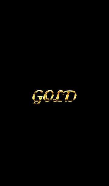 [LINE着せ替え] GOLD シンプルな着せ替えの画像1