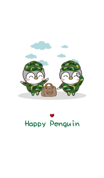 [LINE着せ替え] ペンギン軍団-兵士としての誇りの画像1