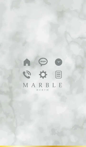 [LINE着せ替え] MARBLE -SIMPLE MONOTONE- 21の画像1