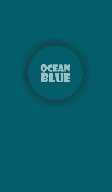 [LINE着せ替え] Love Ocean Blue Button V.2 (jp)の画像1