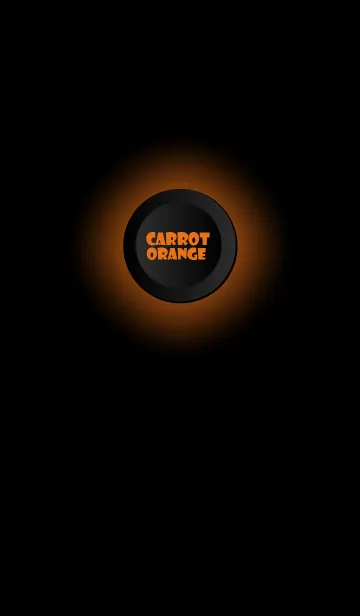 [LINE着せ替え] Carrot Orange Button In Black V.2 (jp)の画像1