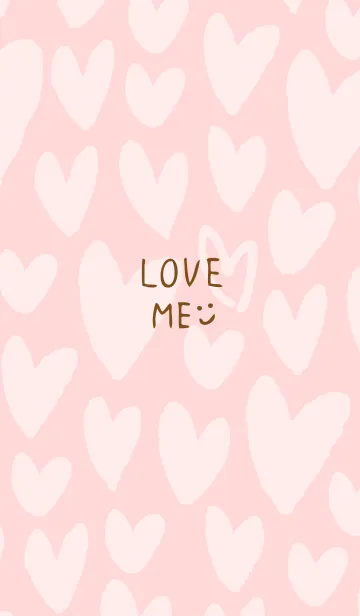 [LINE着せ替え] ハートたくさんピンク4の画像1