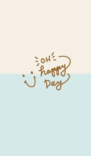 [LINE着せ替え] シンプルスマイル ベーじゅとあおいろ9の画像1