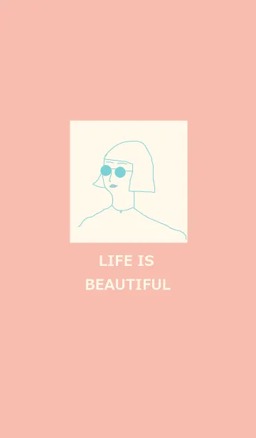[LINE着せ替え] LIFE IS BEAUTIFUL =pink mintgreen=の画像1