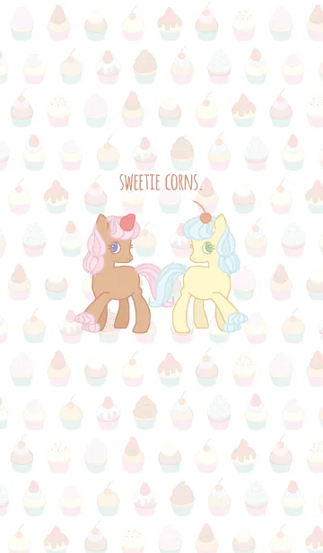 [LINE着せ替え] SWEETIE CORNS. -カップケーキ-の画像1