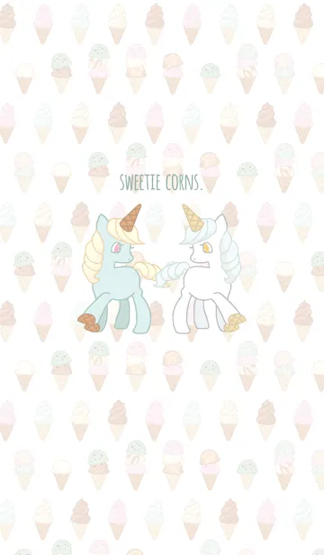 [LINE着せ替え] SWEETIE CORNS. -アイスクリーム-の画像1