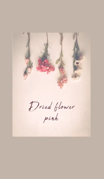 [LINE着せ替え] Dried flower_pinkの画像1