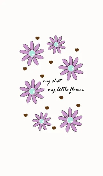 [LINE着せ替え] little flower in vintage style 55の画像1