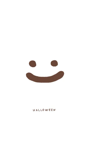 [LINE着せ替え] ハロウィンフェイス/おばけの画像1