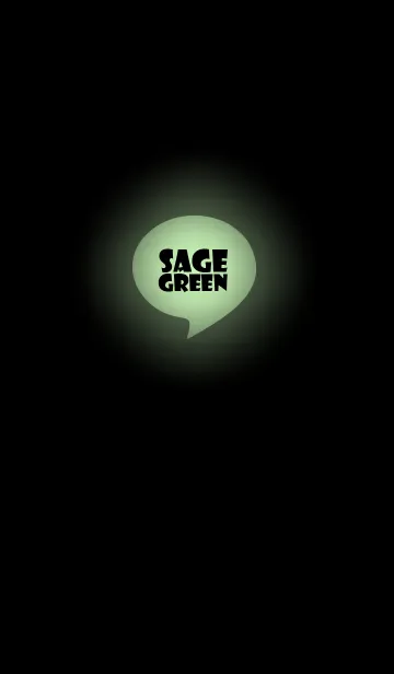 [LINE着せ替え] Sage Green In Black Vr.4 (jp)の画像1