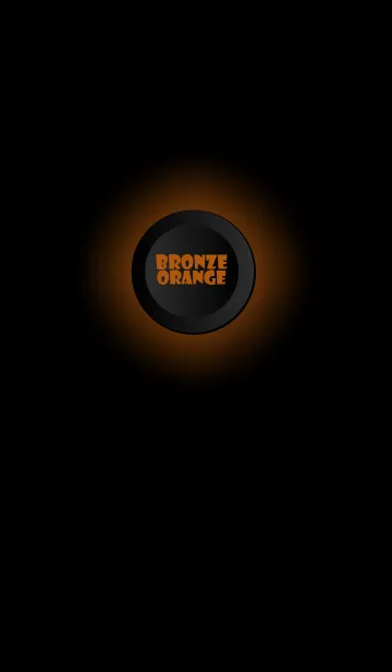 [LINE着せ替え] Bronze Orange Button In Black V.2 (jp)の画像1