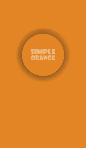 [LINE着せ替え] Love Orange Button V.2 (jp)の画像1