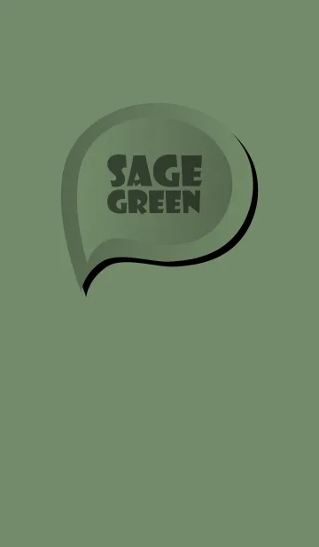 [LINE着せ替え] Sage Green Button (jp)の画像1