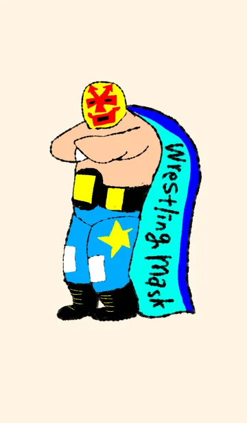 [LINE着せ替え] wrestling maskの画像1