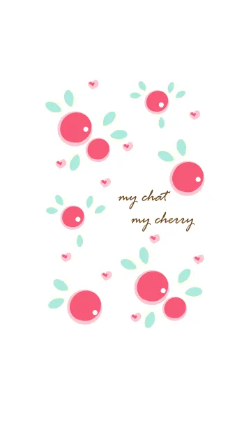 [LINE着せ替え] My chat my cherry 9の画像1