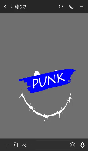 [LINE着せ替え] パンク スマイル 13の画像3