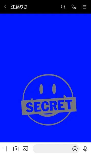 [LINE着せ替え] シークレット スマイル 086の画像3